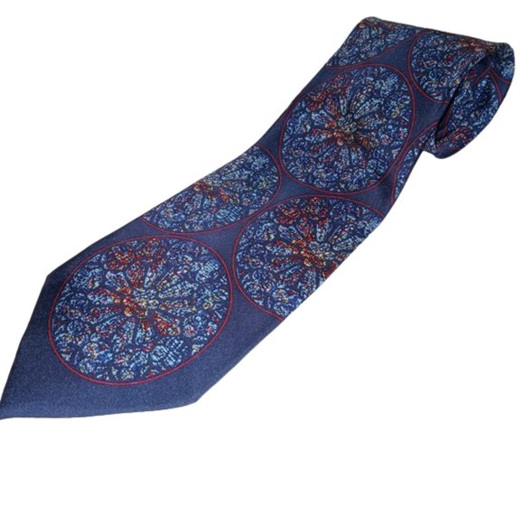 Sacred Silks San Francisco Men’s Tie Grace Cathedral Stained Glass Windows - Picture 5 of 5